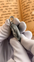 Saint George Dragon Religious Necklace, Saint George, St George Dragon, St George, Antique Religious, Antique Necklace, Dragon Pendant 537