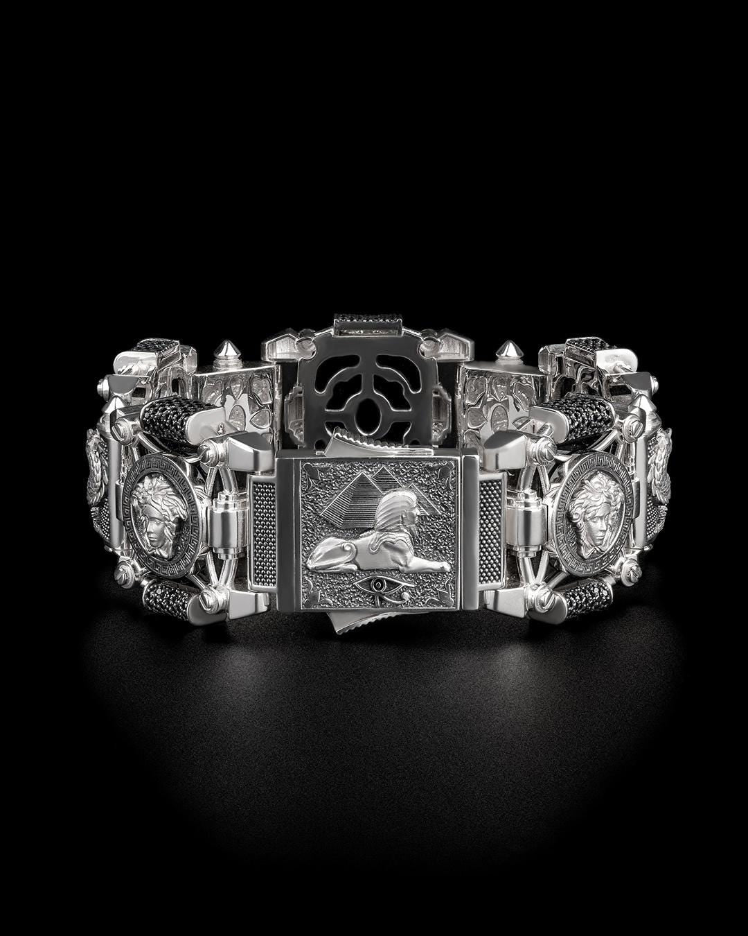 Amazing medusa Bracelet—S925 Sterling Silver Bracelet — Handmade Creative Bracelet —Unique Gift—Birthday Gift—Surprise Gift 108