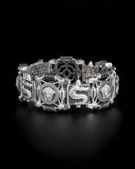 Amazing medusa Bracelet—S925 Sterling Silver Bracelet — Handmade Creative Bracelet —Unique Gift—Birthday Gift—Surprise Gift 108