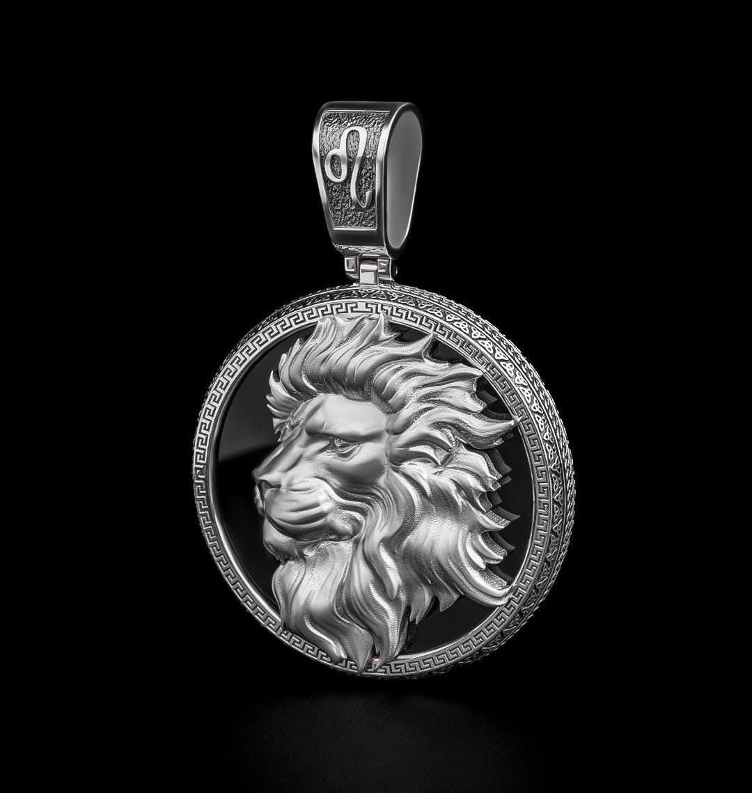 Star of David Lion Necklace, Magen David Necklace, Support Israel Necklace, Lion of Judah in star of David 521