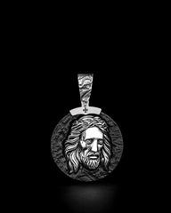 Christian Orthodox Cross Necklace, Jesus Cross Pendant, Mens Pendant, Silver Christian Jewelry,Religious Pendant, Birthday Gift for Him 548