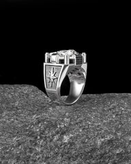 Bull Ring,Jewelry, Zodiac Taurus Signet Ring For Men in Sterling Silver, For Men, Animal Ring, Horoscope  Jewelry, Birthday Gift for Him 468