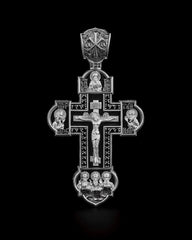 Christian Orthodox Cross Necklace, Jesus Cross Pendant, Mens Pendant, Silver Christian Jewelry,Religious Pendant, Birthday Gift for Him 334