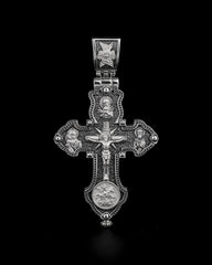 Handmade 925 silver cross  Crucifixion of Christ,Cross Pendant,Orthodox Cross,Christian Cross,Men Cross (accessories,gifts)346