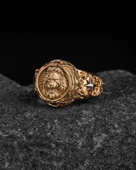 Lion Ring, Mens Ring, Silver  Jewelry, Ring, Birthday Gift for Him 468