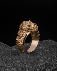 Lion Ring, Mens Ring, Silver  Jewelry, Ring, Birthday Gift for Him 468