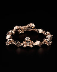 Amazing Bracelet,S925 Sterling Silver Bracelet,Handmade Creative Bracelet,Unique Gift Birthday Gift,skull 159